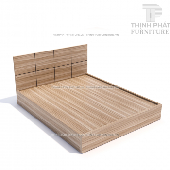 Giường Ngủ 1m6 Kiểu Dáng Thời Trang, Gỗ Mdf Phủ Melamine GN06