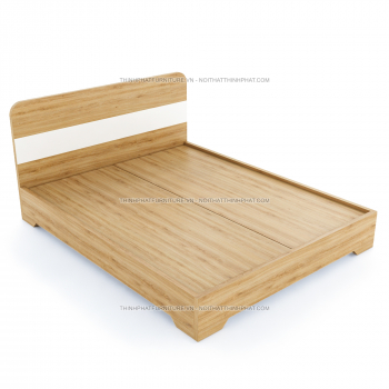 Giường Ngủ 1m6 Thiết Kế Tiện Lợi Gỗ Mdf Phủ Melamine GN02