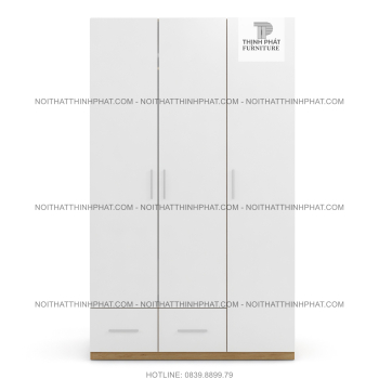 Tủ Quần Áo 1m2 X 2m, Kiểu Dáng Hiện Đại, Tối Giản, Gỗ Mdf TQA22