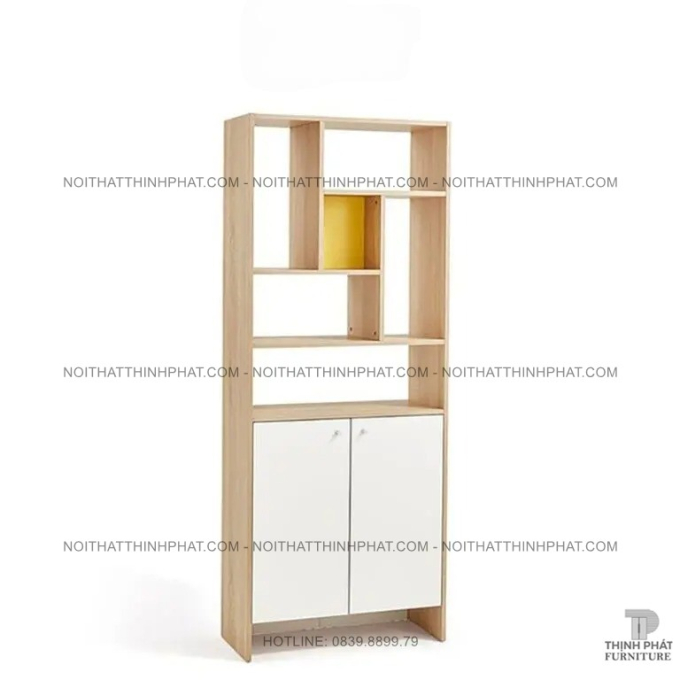 Tủ Để Giày Dép Kết Hợp Kệ Decor Chia Ô, Phối Màu Trẻ Trung Hiện Đại TG15