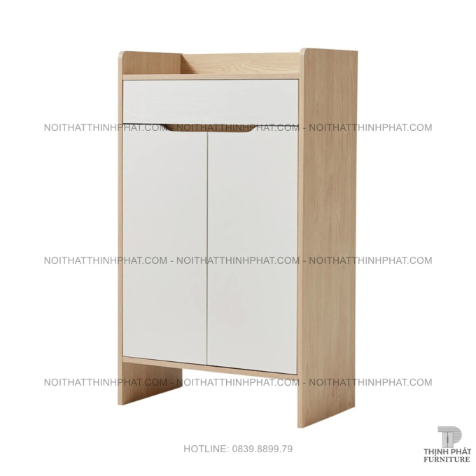 Tủ Giày Dép Nhỏ Gọn Kiểu Hàn Quốc, Cửa Mở Tiện Lợi, Có Ngăn Kéo TG01