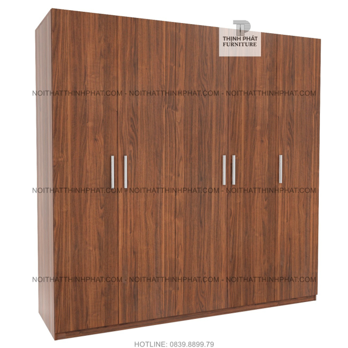 Tủ Quần Áo Cửa Mở Thiết Kế Tối Giản Ưu Tiên Treo Nhiều TQA124 (2M X 2M)