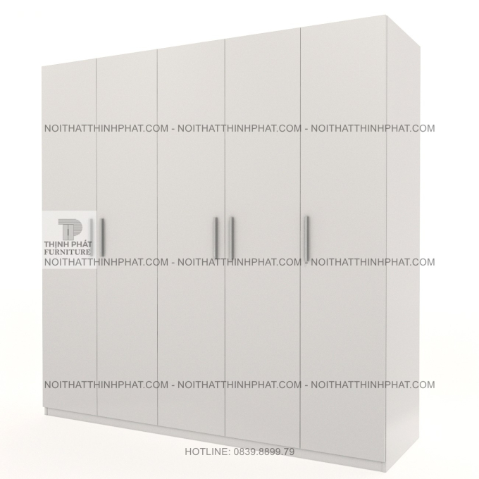 Tủ Quần Áo Cửa Mở Thiết Kế Tối Giản Ưu Tiên Treo Nhiều TQA124 (2M X 2M)